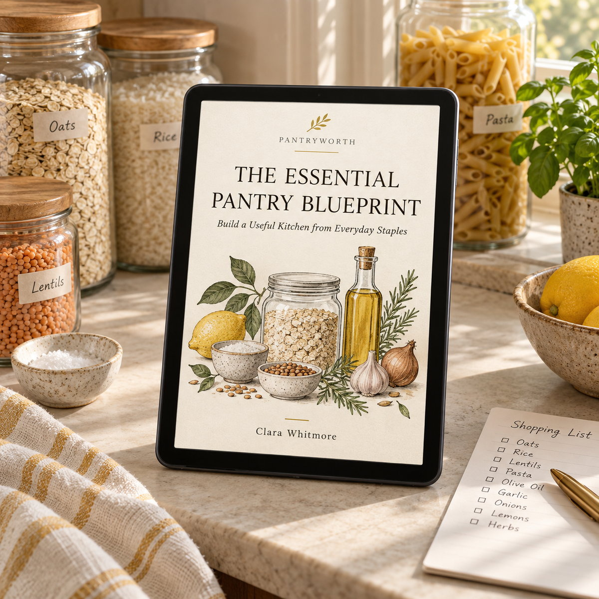 The Essential Pantry Blueprint